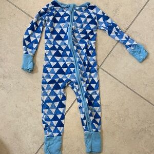 Little Sleepies Blue Triangle 6-12 Zippy